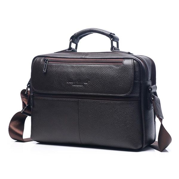 briefcases men's leather messenger bag first layer cowhide small briefcase business shoulder large-capacity casual totes handbag
briefcases men's leather messenger bag first layer cowhide small briefcase business shoulder large-capacity casual totes handbag