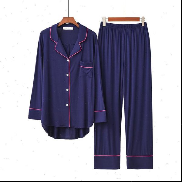 pajama sets long sleeve solid women sleepwear modal loose breathable soft oversized womens korean style home clothing comfortable 2pcs, Black;red
pajama sets long sleeve solid women sleepwear modal loose breathable soft oversized womens korean style home clothing comfortable 2pcs, Black;red