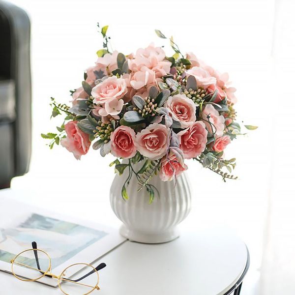 decorative flowers & wreaths silk cloth rose home office artificial lifelike flower wedding party fake bouquet
decorative flowers & wreaths silk cloth rose home office artificial lifelike flower wedding party fake bouquet