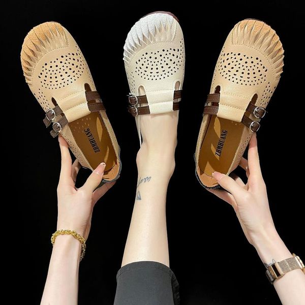 sandals 2021 summer flat women's retro hollow shoes soft sole casual chaussure femme zapatos mujer, Black
sandals 2021 summer flat women's retro hollow shoes soft sole casual chaussure femme zapatos mujer, Black