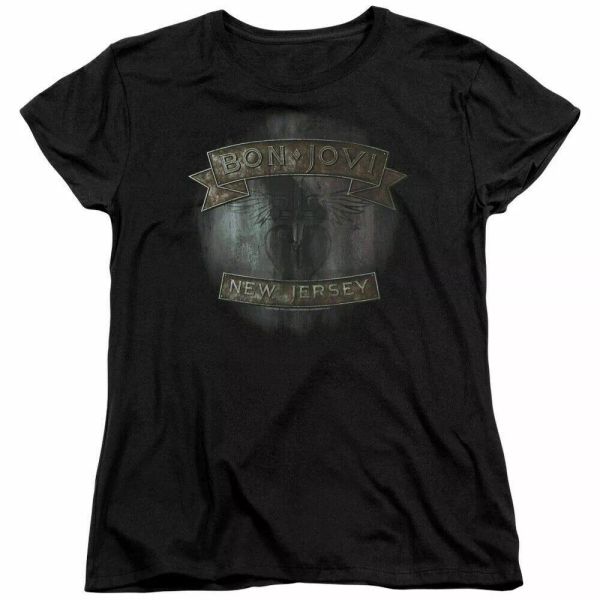 bon jovi new jersey womens t shirt licensed rock n roll band music merch black, White;black
bon jovi new jersey womens t shirt licensed rock n roll band music merch black, White;black