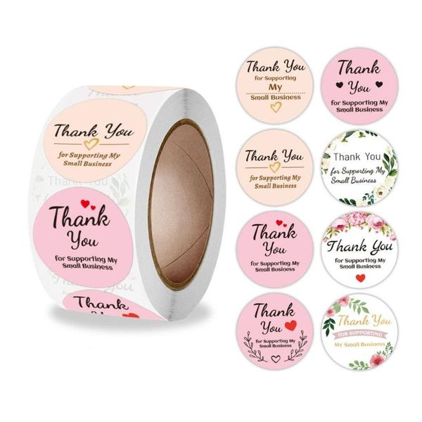 500pcs floral thank you stickers handmade round seal labels for candy gift box wrap
500pcs floral thank you stickers handmade round seal labels for candy gift box wrap