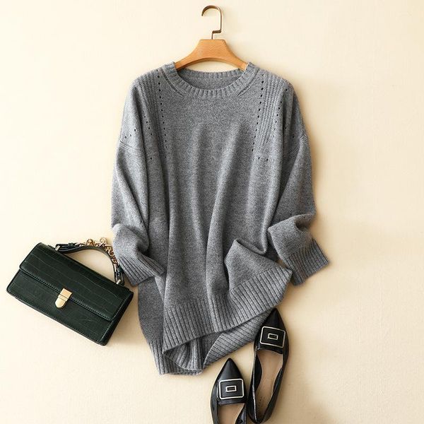 women's sweaters oversized ladies loose sweater pullover cosy 100% cashmere winter women, White;black
women's sweaters oversized ladies loose sweater pullover cosy 100% cashmere winter women, White;black