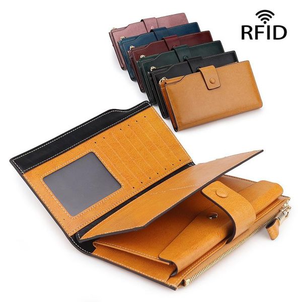 wallets upgraded version of rfid anti-theft brush leather wallet oil wax large-capacity clutch bag, Red;black
wallets upgraded version of rfid anti-theft brush leather wallet oil wax large-capacity clutch bag, Red;black