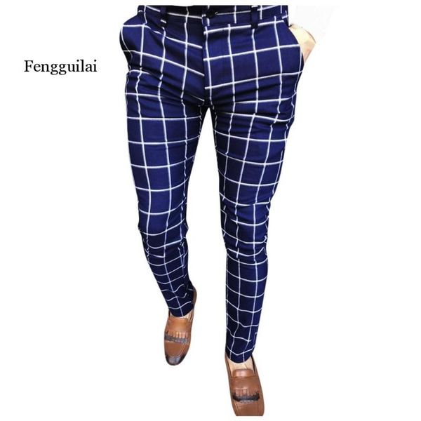 casual pants fashion cotton midweight men's business slim fit plaid print zipper long trousers, Black
casual pants fashion cotton midweight men's business slim fit plaid print zipper long trousers, Black