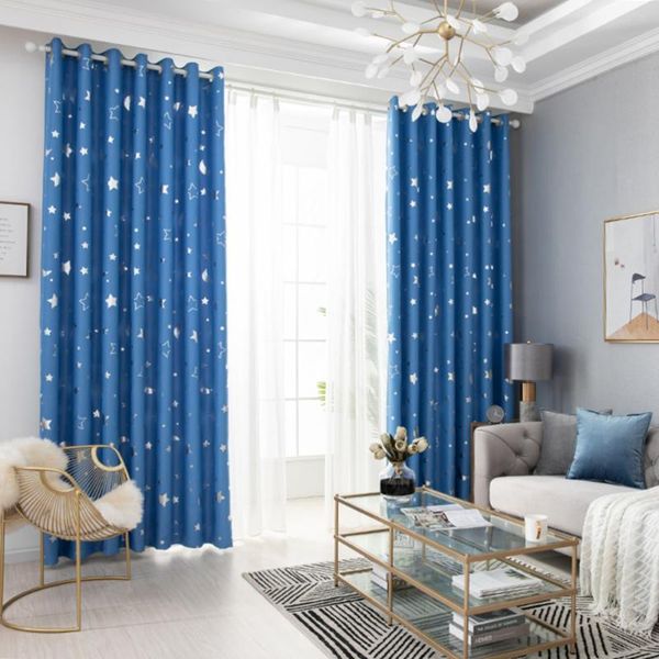 curtain & drapes 1 pc simple fashion window charming silver stars moon punching heat insulation blackout -100x250cm (sky-
curtain & drapes 1 pc simple fashion window charming silver stars moon punching heat insulation blackout -100x250cm (sky-
