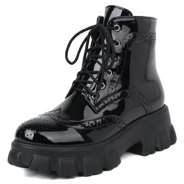 boots gigifox big size 46 chunky lace up vintage brogue platform black gothic street great quality winter ankle shoes woman
boots gigifox big size 46 chunky lace up vintage brogue platform black gothic street great quality winter ankle shoes woman