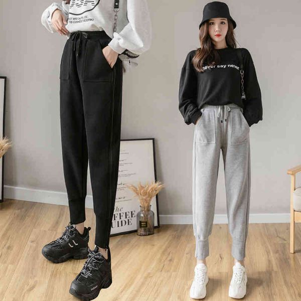 women's pants & capris winter women gray or black color full length thicken velvet warm trousers streetwear side zipper up pantalo, Black;white
women's pants & capris winter women gray or black color full length thicken velvet warm trousers streetwear side zipper up pantalo, Black;white