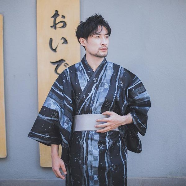 ethnic clothing japanese traditional kimono yukata man's spark meeting samurai loose cotton printed belt home service pajamas night gow, Red
ethnic clothing japanese traditional kimono yukata man's spark meeting samurai loose cotton printed belt home service pajamas night gow, Red