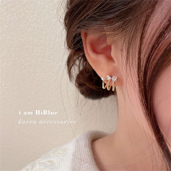 s925 silver needle korean minority studded with diamond bow temperament personality fashion versatile earrings women, Black
s925 silver needle korean minority studded with diamond bow temperament personality fashion versatile earrings women, Black