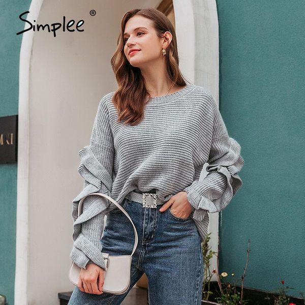 simplee elegant o-neck autumn winter women sweater office lady off shoulder jumper causal ruffle long sleeve pullover 2021 women's swea, White;black
simplee elegant o-neck autumn winter women sweater office lady off shoulder jumper causal ruffle long sleeve pullover 2021 women's swea, White;black