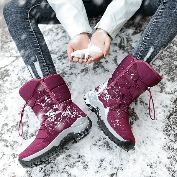 Snow Boots women Warm Push Boots Waterproof Non-slip Winter Boots men Thick Leather Platform Warm Shoes bige Size 46, Black
Snow Boots women Warm Push Boots Waterproof Non-slip Winter Boots men Thick Leather Platform Warm Shoes bige Size 46, Black