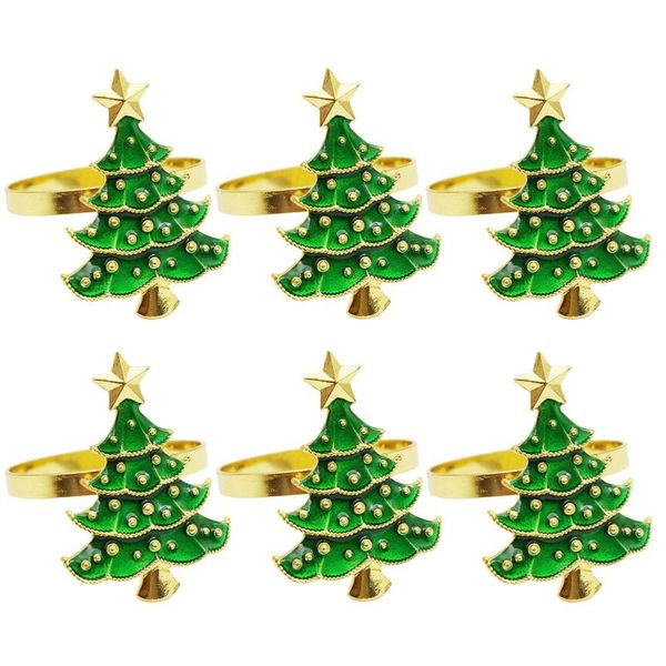 napkin rings 6pcs exquisite christmas tree ring decorative holder buckle retro rhinestone craft for desk decoration
napkin rings 6pcs exquisite christmas tree ring decorative holder buckle retro rhinestone craft for desk decoration