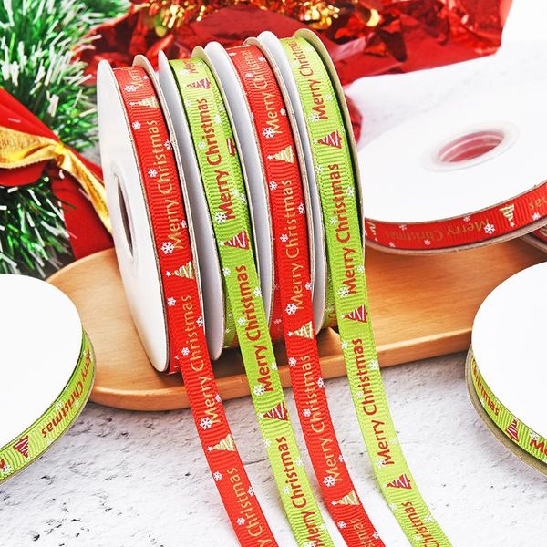 party decoration christmas ribbon packing with bowknot horizontal tree red green crafts supplies
party decoration christmas ribbon packing with bowknot horizontal tree red green crafts supplies