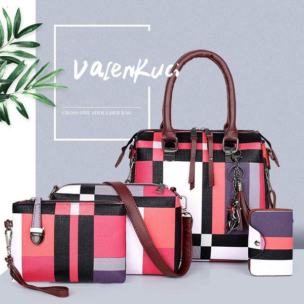 evening bags compostie for women handbag set 4 pcs/set plaid tassel luxury handbags designer tote
evening bags compostie for women handbag set 4 pcs/set plaid tassel luxury handbags designer tote