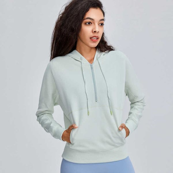 women's hoodies sweatshirts sportswear women's running training yoga long sleeve lullulem fitness coat suit half zipper casual wor, Black
women's hoodies sweatshirts sportswear women's running training yoga long sleeve lullulem fitness coat suit half zipper casual wor, Black