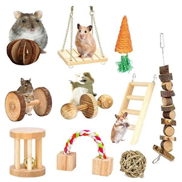 wooden pet toy set hamster parrot play molars supplies small animal
wooden pet toy set hamster parrot play molars supplies small animal