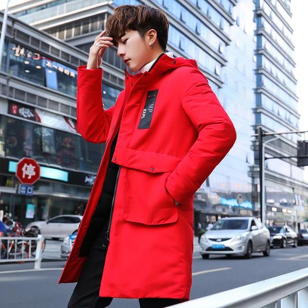 men's down & parkas 2021 winter hooded cotton coat fashion thicken warm parker casual youth streetwear clothing, Black
men's down & parkas 2021 winter hooded cotton coat fashion thicken warm parker casual youth streetwear clothing, Black