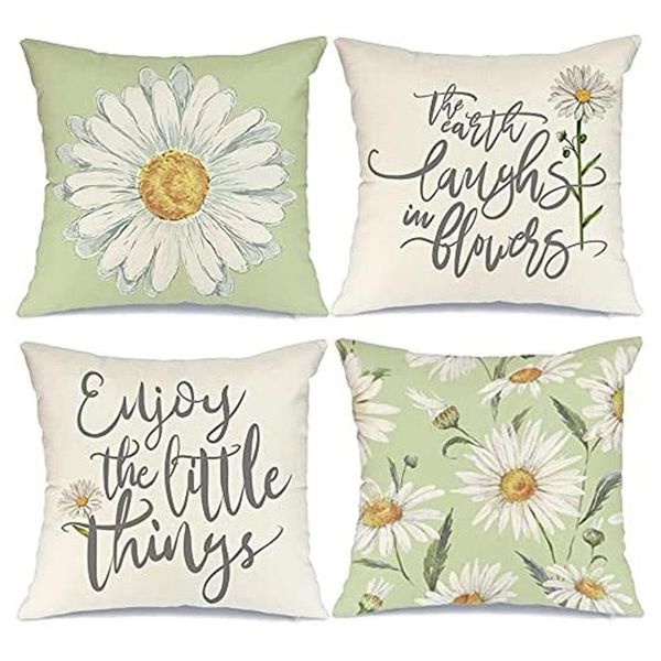 pillow case spring covers 18x18 inch set of 4 throw summer farmhouse decor pillows for sofa couch bed
pillow case spring covers 18x18 inch set of 4 throw summer farmhouse decor pillows for sofa couch bed