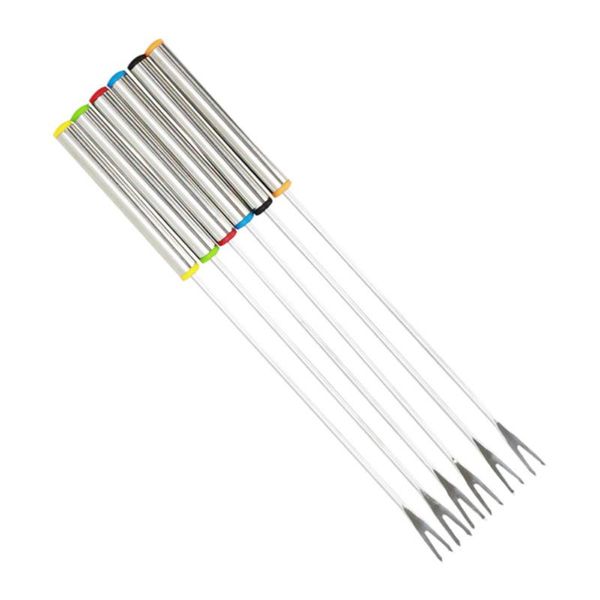 forks 6pcs barbecue sticks stainless steel cheese fondue fork fruit for cooking baking roasting (mixed color)
forks 6pcs barbecue sticks stainless steel cheese fondue fork fruit for cooking baking roasting (mixed color)