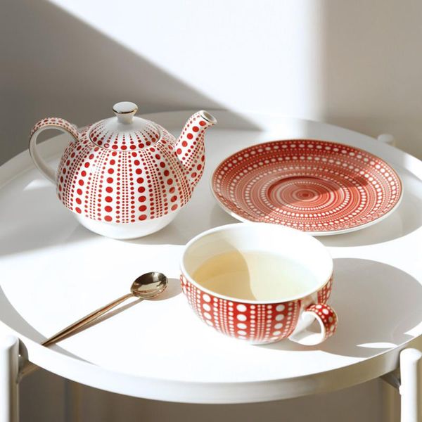 cups & saucers 3pcs/set yayoi kusama style teapot kettle set with cup plate polka dots nordic afternoon tea
cups & saucers 3pcs/set yayoi kusama style teapot kettle set with cup plate polka dots nordic afternoon tea
