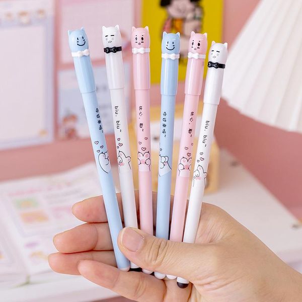 gel pens 3pcs/set kawaii cat erasable pen 0.5mm blue black ink refill rods office writing students school stationery
gel pens 3pcs/set kawaii cat erasable pen 0.5mm blue black ink refill rods office writing students school stationery
