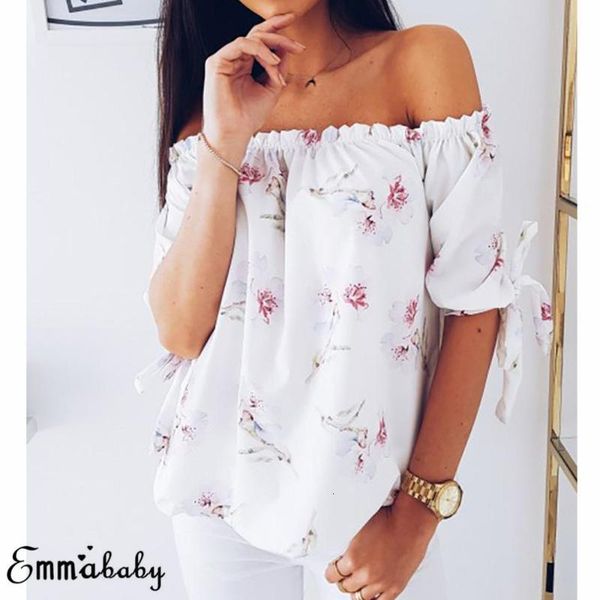 women's blouses & shirts women off shoulder floral shirt casual blouse lady summer half sleeve harajuku printed blusa feminina vfc4, White
women's blouses & shirts women off shoulder floral shirt casual blouse lady summer half sleeve harajuku printed blusa feminina vfc4, White