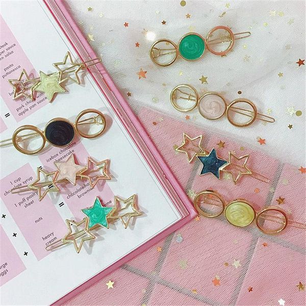 women cute acetate round star alloy hair clip headwear headband hairpin barrette fashion accessories1
women cute acetate round star alloy hair clip headwear headband hairpin barrette fashion accessories1