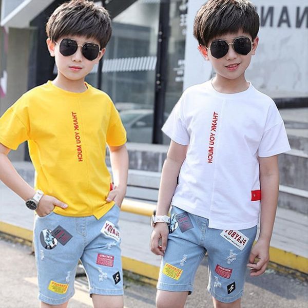 summer boys clothing sets children t shirt short sleeve pants set two pieces kids baby clothes 4 6 8 10, White
summer boys clothing sets children t shirt short sleeve pants set two pieces kids baby clothes 4 6 8 10, White