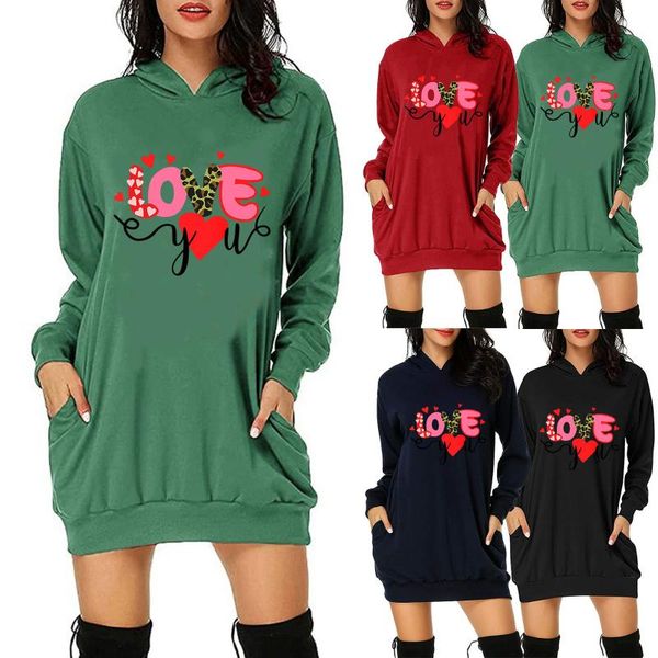 women valentine's day heart pattern print long hoodies sweatshirts loose hooded pullovers jumper tunics suéter de las señoras women, Black
women valentine's day heart pattern print long hoodies sweatshirts loose hooded pullovers jumper tunics suéter de las señoras women, Black