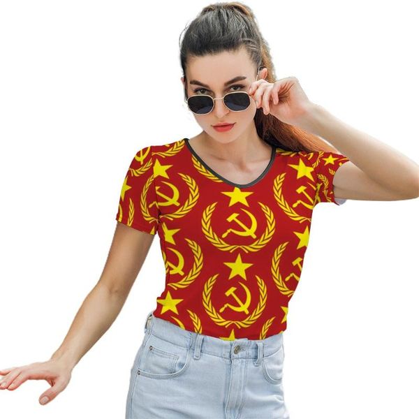 women's t-shirt flag tee shirt pattern women t o neck simple short-sleeve street style polyester tshirt, White
women's t-shirt flag tee shirt pattern women t o neck simple short-sleeve street style polyester tshirt, White