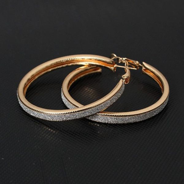 hoop & huggie fashion earrings with rhinestone crystals big circle simple gold color loop for women, Golden;silver
hoop & huggie fashion earrings with rhinestone crystals big circle simple gold color loop for women, Golden;silver