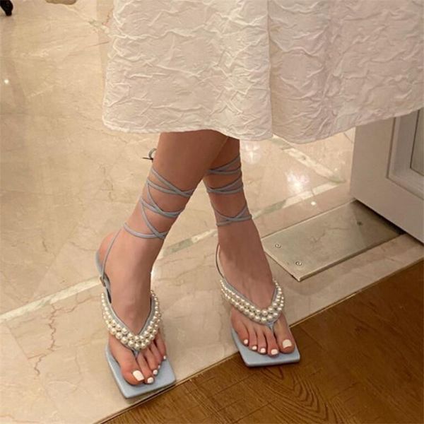 sandals women's shoes summer 2021 style square toe flip-flop thin straps pearl decoration mid-heel fashion party, Black
sandals women's shoes summer 2021 style square toe flip-flop thin straps pearl decoration mid-heel fashion party, Black