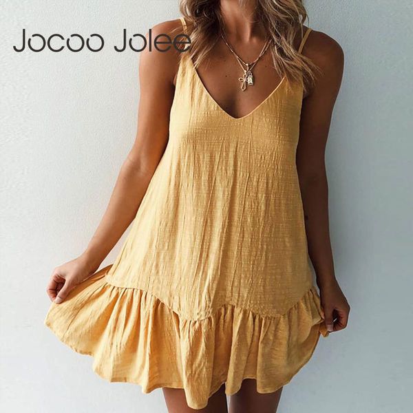 women summer sleeveless strap cotton and linen short dress elegant v neck ruffles slim mini becch sundress 210428, Black;gray
women summer sleeveless strap cotton and linen short dress elegant v neck ruffles slim mini becch sundress 210428, Black;gray