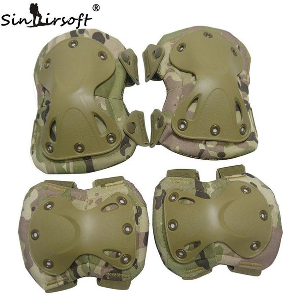 elbow & knee pads sinairsoft high qualty field for sports set tactical paintball protector ly0800, Black;gray
elbow & knee pads sinairsoft high qualty field for sports set tactical paintball protector ly0800, Black;gray