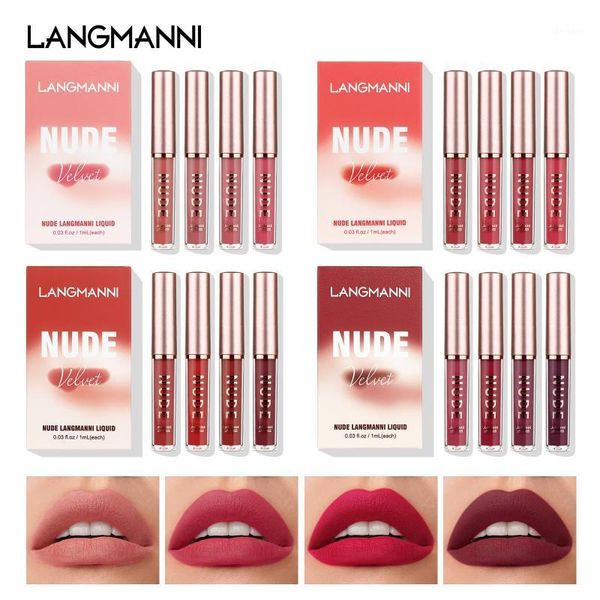 4pcs/set matte liquid lipstick set velvet lip gloss kit long lasting nude waterproof red tint cosmetics1
4pcs/set matte liquid lipstick set velvet lip gloss kit long lasting nude waterproof red tint cosmetics1