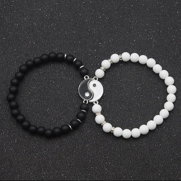 beaded, strands yin-yang taiji eight trigrams natural stone string beads personality bracelet for lovers and friends hand jewelry, Black
beaded, strands yin-yang taiji eight trigrams natural stone string beads personality bracelet for lovers and friends hand jewelry, Black