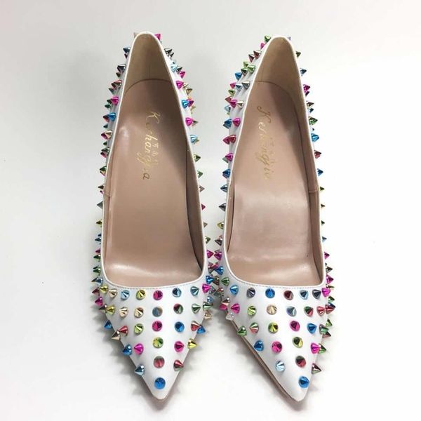 dress shoes keshangjia women's high heels pumps ol wedding shoes color rivet pointed toe wild shallow dtag, Black
dress shoes keshangjia women's high heels pumps ol wedding shoes color rivet pointed toe wild shallow dtag, Black