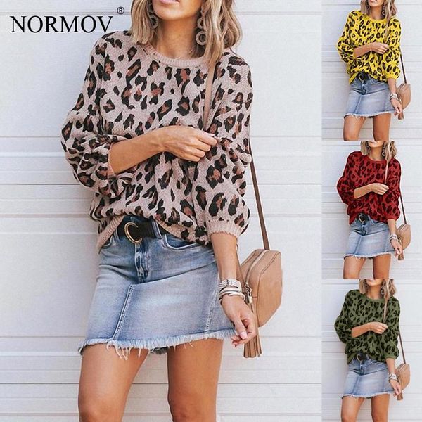 women's sweaters normov solid color knitting sweater women lantern sleeve camouflage leopard jacquard o-neck loose winter, White;black
women's sweaters normov solid color knitting sweater women lantern sleeve camouflage leopard jacquard o-neck loose winter, White;black