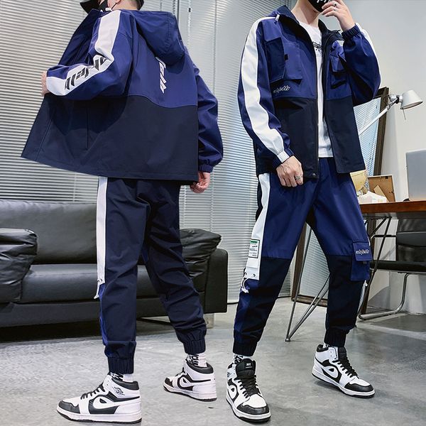 men's jackets workwear jacket hooded jacket+pants 2pc sets baseball loose pullover coat & long pants mens clothing ep5m, Black;brown
men's jackets workwear jacket hooded jacket+pants 2pc sets baseball loose pullover coat & long pants mens clothing ep5m, Black;brown