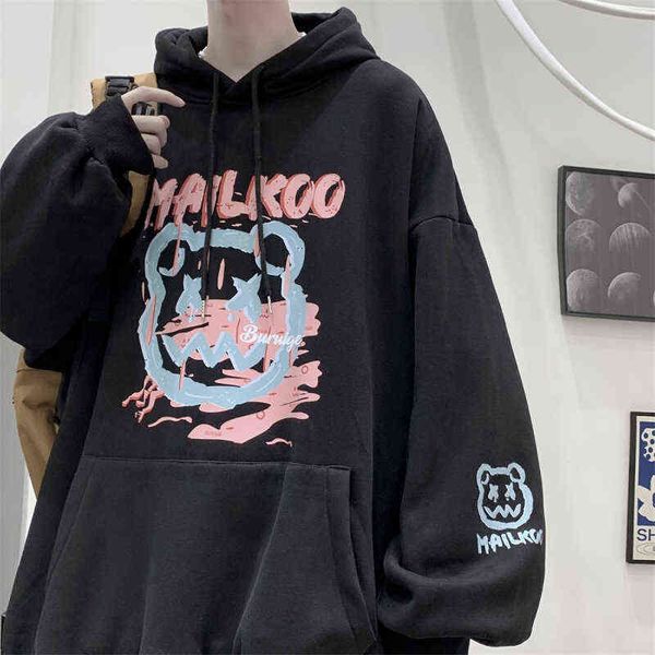 fan yinong chao brand sweater men's hooded little devil print loose hoodie harajuku coat autumn outer hip hop black
fan yinong chao brand sweater men's hooded little devil print loose hoodie harajuku coat autumn outer hip hop black