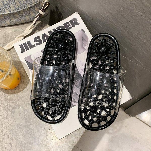 summer bathroom foot massage slippers beach acupoint pedicure anti-skid plastic lovers sandals shiatsu acupressure fashion shoes, Black
summer bathroom foot massage slippers beach acupoint pedicure anti-skid plastic lovers sandals shiatsu acupressure fashion shoes, Black