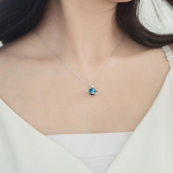 necklace lovers 2pcs valentine's day gift link chain planet astronaut creative trendy simplicity girl pendant necklaces, Silver
necklace lovers 2pcs valentine's day gift link chain planet astronaut creative trendy simplicity girl pendant necklaces, Silver