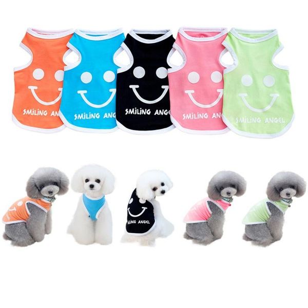 dog apparel pet smile pattern vest for spring and summer cute style puppy clothing lovely clothes teddy
dog apparel pet smile pattern vest for spring and summer cute style puppy clothing lovely clothes teddy