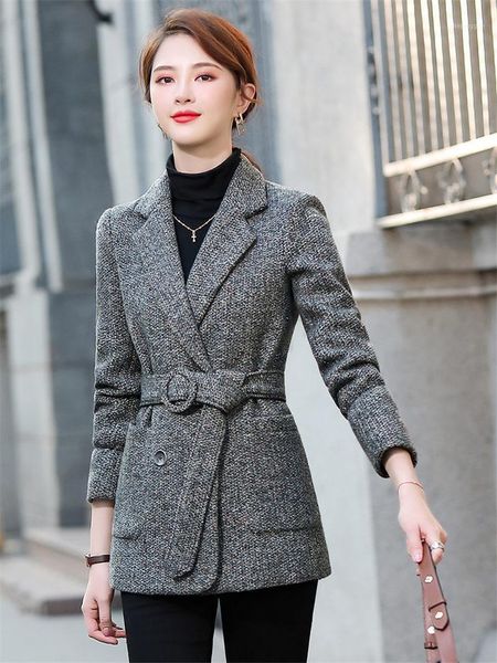 & faux leather mink cashmere short woolen coat women's autumn and winter fashion thick suit jacket slim fit office ladies blazer y12561, Black
& faux leather mink cashmere short woolen coat women's autumn and winter fashion thick suit jacket slim fit office ladies blazer y12561, Black