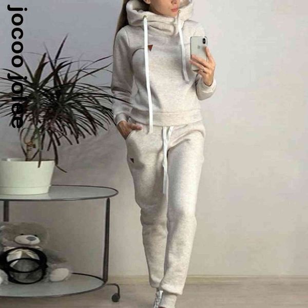 2 piece set women's suit autumn winter hoodie casual pullover ladies sports long pants tracksuit leisure warm female outfits 211118, White
2 piece set women's suit autumn winter hoodie casual pullover ladies sports long pants tracksuit leisure warm female outfits 211118, White