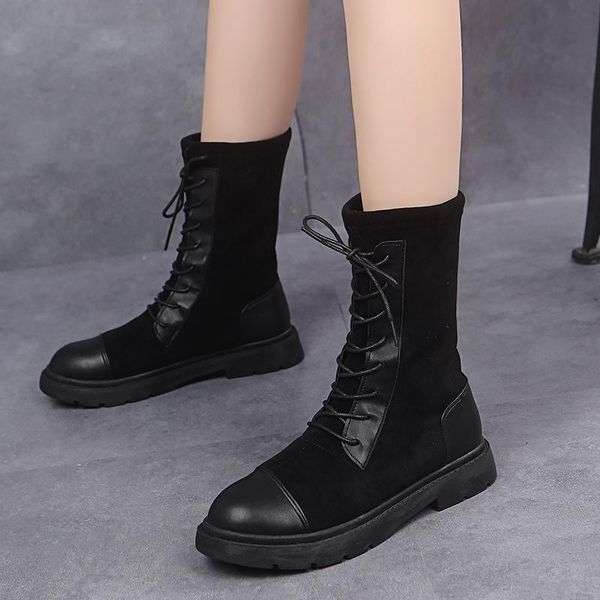 boots winter women ankle for women's shoes 2021 high, Black 
boots winter women ankle for women's shoes 2021 high, Black