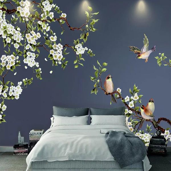 wallpapers custom any size mural wallpaper 3d flowers and birds chinese style hand painted wall painting self-adhesive waterproof stickers
wallpapers custom any size mural wallpaper 3d flowers and birds chinese style hand painted wall painting self-adhesive waterproof stickers