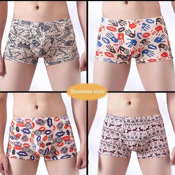 underpants 4pcs/lot fashion printed large size men’s underwear lingerie sets boxer shorts slip panties men homme n2e4, Black;white
underpants 4pcs/lot fashion printed large size men’s underwear lingerie sets boxer shorts slip panties men homme n2e4, Black;white