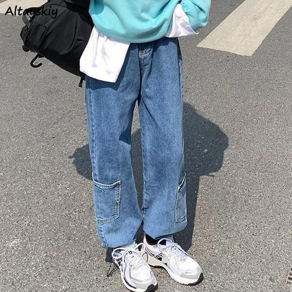 women's jeans women pockets ankle-tied safari style cool harajuku streetwear chic vintage all-match loose leisure hipsters high street, Blue
women's jeans women pockets ankle-tied safari style cool harajuku streetwear chic vintage all-match loose leisure hipsters high street, Blue